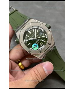 Audemars Piguet Royal Oak 1:1 Ultimate Swiss Replica Watch Green Dial Cal.3120 Movement