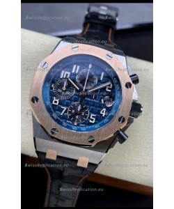 Audemars Piguet Royal Oak Offshore Blue Dial Chronograph 1:1 Mirror Replica Watch - 904L Steel