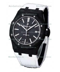 Audemars Piguet Royal Oak Ref.15400 Forged Carbon Casing Watch Black Dial in 1:1 Mirror Replica