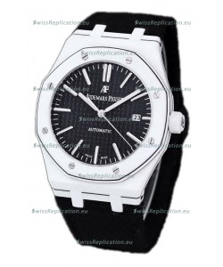 Audemars Piguet Royal Oak Ref.15400 Forged Carbon Casing Watch Black Dial in 1:1 Mirror Replica