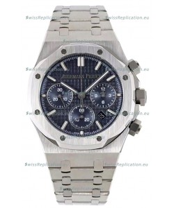 Audemars Piguet Royal Oak Chronograph 1:1 Mirror Replica - 904L Steel in Blue Dial 41MM