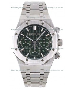Audemars Piguet Royal Oak Chronograph 1:1 Mirror Replica - 904L Steel in Green Dial 41MM
