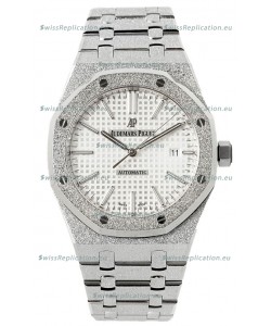 Audemars Piguet Royal Oak Frosted 37MM Self-Winding White Dial 1:1 Mirror Replica Watch