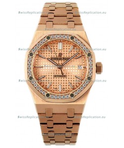 Audemars Piguet Royal Oak 37MM Frosted Casing Watch in 3120 Movement - 1:1 Mirror Replica