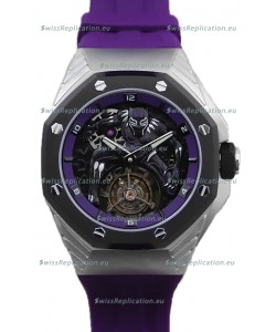 Audemars Piguer Royal Oak Flying Tourbillon Titanium "Black Panther" 1:1 Swiss Replica Watch 