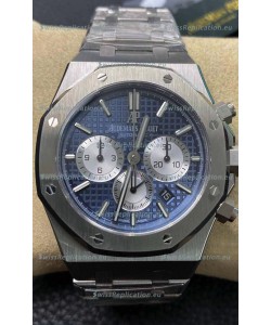 Audemars Piguet Royal Oak Chronograph Blue Dial Steel Strap Swiss Replica Watch