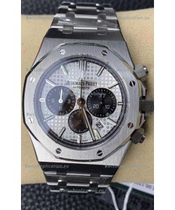 Audemars Piguet Royal Oak Chronograph White Dial Steel Strap Swiss Replica Watch