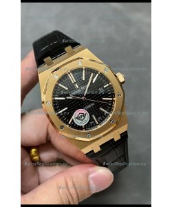 Audemars Piguet Royal Oak 15510 50th Anniversary 41MM Black Dial Rose Gold 41MM 1:1 Mirror Replica