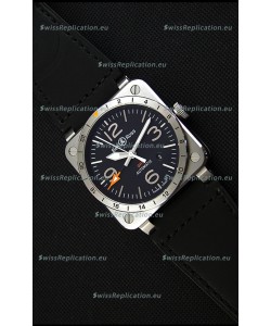 Bell & Ross BR03-93 GMT Steel Swiss Replica Watch 1:1 Edition 42MM
