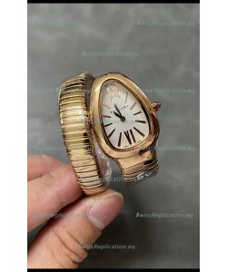 Bvlgari Serpenti Edition Rose Gold Casing Watch in 1:1 Mirror Quality