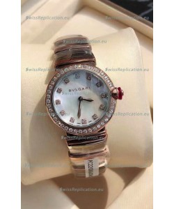 Bvlgari LVCEA Edition Watch in Two Tone Rose Gold Steel - 1:1 Mirror Replica