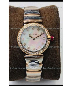 Bvlgari LVCEA Edition Watch in Two Tone Rose Gold Steel - 1:1 Mirror Replica