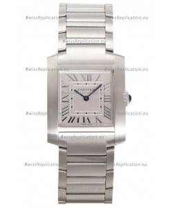 Cartier Tank Francaise Stainless Steel Swiss Quartz Replica Watch 25.70MM