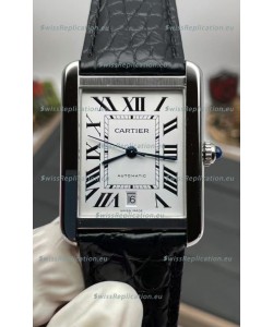 Cartier Tank Solo Swiss Automatic Watch in Stainless Steel Casing 31MM Wide - Superlone Edition