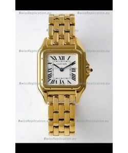 PANTHERE de Cartier Edition 27mm 1:1 Mirror Swiss Watch Yellow Gold Casing