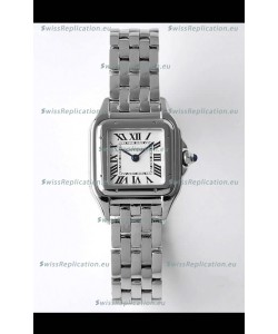 Cartier PANTHERE Edition 22MM 1:1 Mirror Quality Swiss Replica Watch in White Dial - Diamonds Bezel