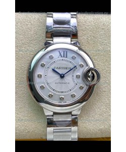 Ballon De Cartier Swiss Automatic 1:1 Mirror Quality 33MM in Steel Casing 