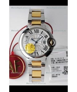 Ballon De Cartier Swiss Automatic 1:1 Mirror Quality 33MM in 2 Tone Yellow Gold Casing