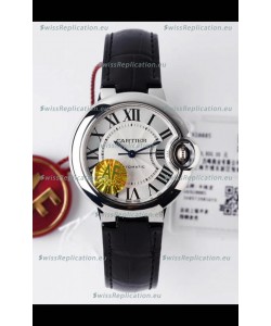 Ballon De Cartier Swiss Automatic 1:1 Mirror Quality 33MM in White Dial 