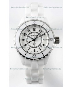 Chanel J12 Ladies White Ceramic Casing Watch 1:1 Mirror Replica Watch 
