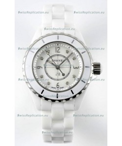 Chanel J12 Ladies White Ceramic Casing Watch 1:1 Mirror Replica Watch 