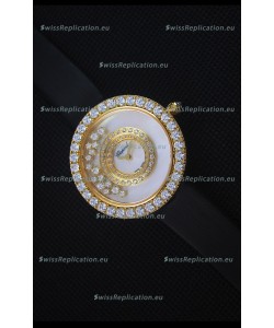 Chopard Happy Dreams 36MM Black Strap in White Dial