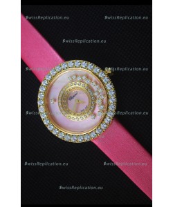Chopard Happy Dreams 36MM in Pink Dial and Pink Strap