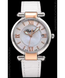 Chopard Imperiale White Dial Swiss Automatic Replica Watch in 904L Steel 