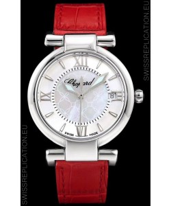 Chopard Imperiale White Dial Swiss Automatic Replica Watch in 904L Steel 