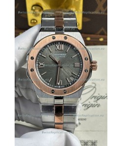 Chopard Alpine Eagle Two Tone Rose Gold Grey Dial Super Clone Replica Watch 