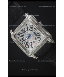 Franck Muller Conquistador King Automatic Swiss Replica Watch in Stainless Steel
