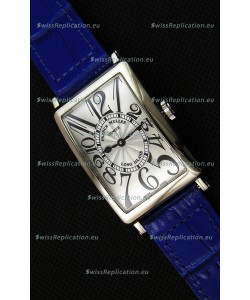 Franck Muller Long Island Ladies Replica Watch in Swiss Quartz Movement Blue Strap 