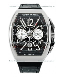 Franck Muller Vanguard V45 Chronograph 904L Steel Black Dial Swiss Watch