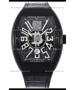 Franck Muller Vanguard Encrypto BTC V45 PVD Casing Swiss Replica Watch