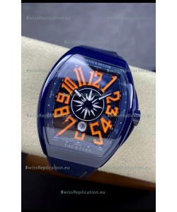 Franck Muller Vanguard Yachting Blue Ceramic 1:1 Mirror Swiss Replica Watch