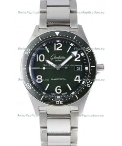 Glashütte SeaQ Divers Edition 1:1 Superclone Swiss Replica Watch Green Dial 