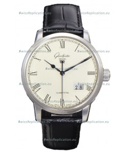 Glashütte Senator Excellence Panorama Date Stainless Steel 1:1 Mirror Replica Watch 