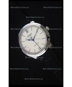 Glashuette Senator Excellence Cream Dial Steel Case Swiss Replica Watch