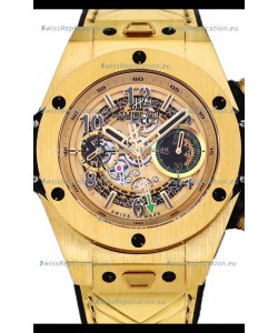 Hublot Big Bang Unico Yellow Magic PVD 1:1 Mirror Edition Swiss Replica Watch