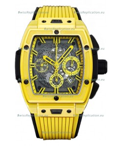Hublot Spirit of Bang Yellow Magic Edition Watch in PVD Titanium Casing - 42MM Swiss Replica