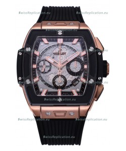 Hublot Spirit of Bang Rose Gold Casing Ceramic Bezel - 42MM Swiss Replica