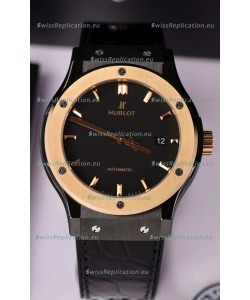 Hublot Classic Fusion Ceramic Casing Rose Gold Bezel Superclone Watch 42MM