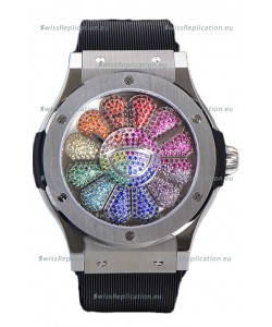 Hublot Classic Fusion Takashi Murakami Stainless Steel Edition Swiss Watch 1:1 Mirror Replica