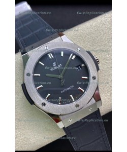 Hublot Classic Fusion 1:1 Mirror Replica Swiss Watch in 904L Steel Casing Grey Dial 42MM