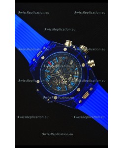 Hublot Big Bang Unico Blue Sapphire Quartz Replica Watch 45MM