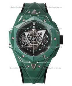 Hublot Big Bang UNICO Sang Bleu II Green Ceramic 1:1 Mirror Quality Swiss Replica Watch