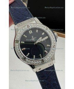 Hublot Classic Fusion Stainless Steel 33MM Blue Dial Swiss Quartz Movement Watch 1:1 Mirror Quality