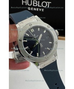 Hublot Classic Fusion Stainless Steel 33MM Blue Dial Swiss Quartz Movement Watch 1:1 Mirror Quality