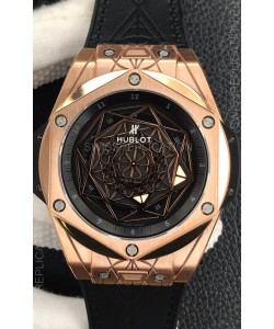 Hublot Big Bang Sang Bleu Rose Gold 1:1 Mirror Replica Edition - 45MM 