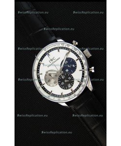 IWC Schaffhausen Japanese Replica Watch Quartz Movement in White Dial 